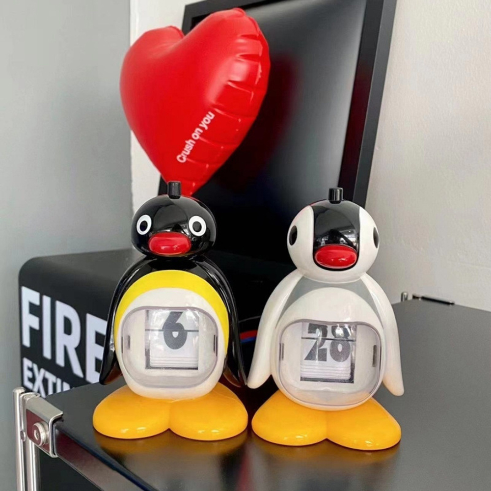 ペンギンデスクトップ装飾品カレンダープレス永久カレンダーかわ - Office Tech Gadgets のレビューと価格