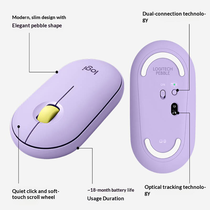 ロジクール M350 PEBBLE トラベルワイヤレスマウス - Office Xp のレビューと価格